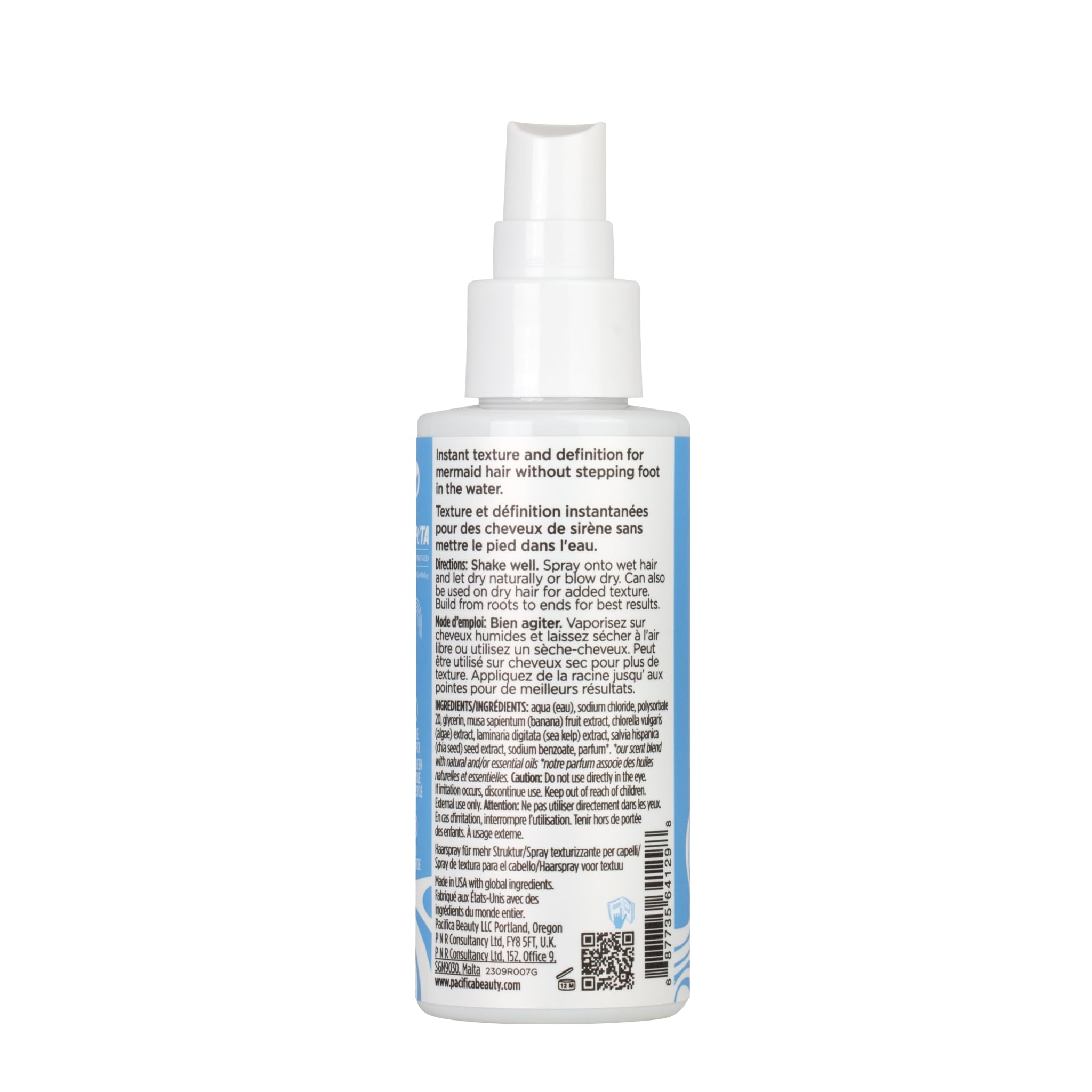 Pacifica Beauty Salty Waves Texture Spray, 4 Fluid Ounce